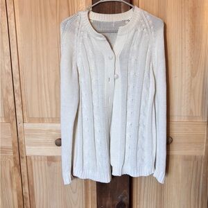 Elegant Cream Women's Sweater